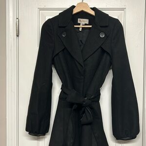 BCBGeneration Women's Black Walker Coat. Size Small